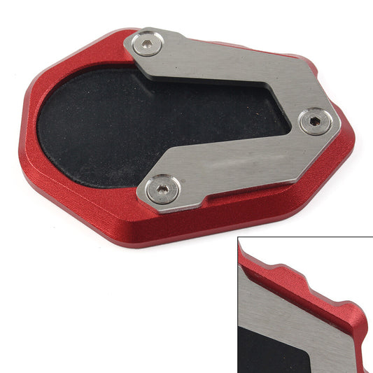 Kickstand Side Stand Enlarger Foot Sopport Pad Plate Fit for BMW F900R 2020-2024 Red