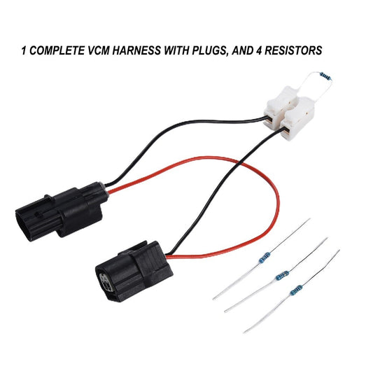 VCM Disable Kit Harness 4 Resistor Plastic VCM Muzzler Harness With Plugs