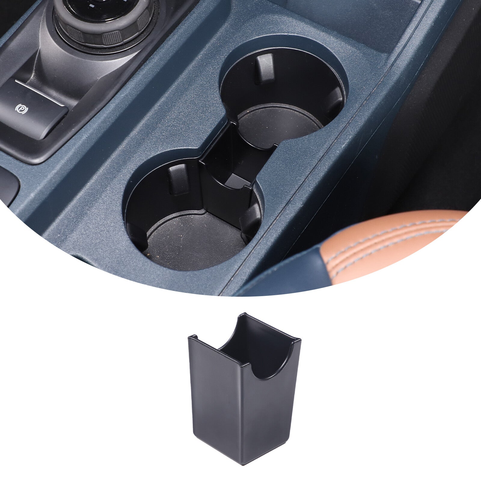 8-Piece Matte Black ABS Interior Door Handle Cover Trim for Ford Maverick 2022+