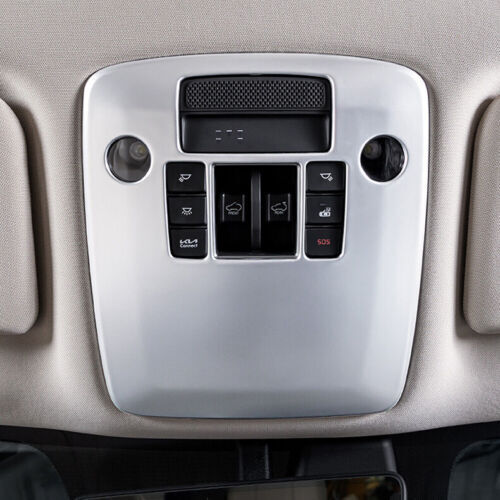 for Kia Carnival 2022-2023 Matte Silver ABS Front Reading Light Lamp Cover Trim