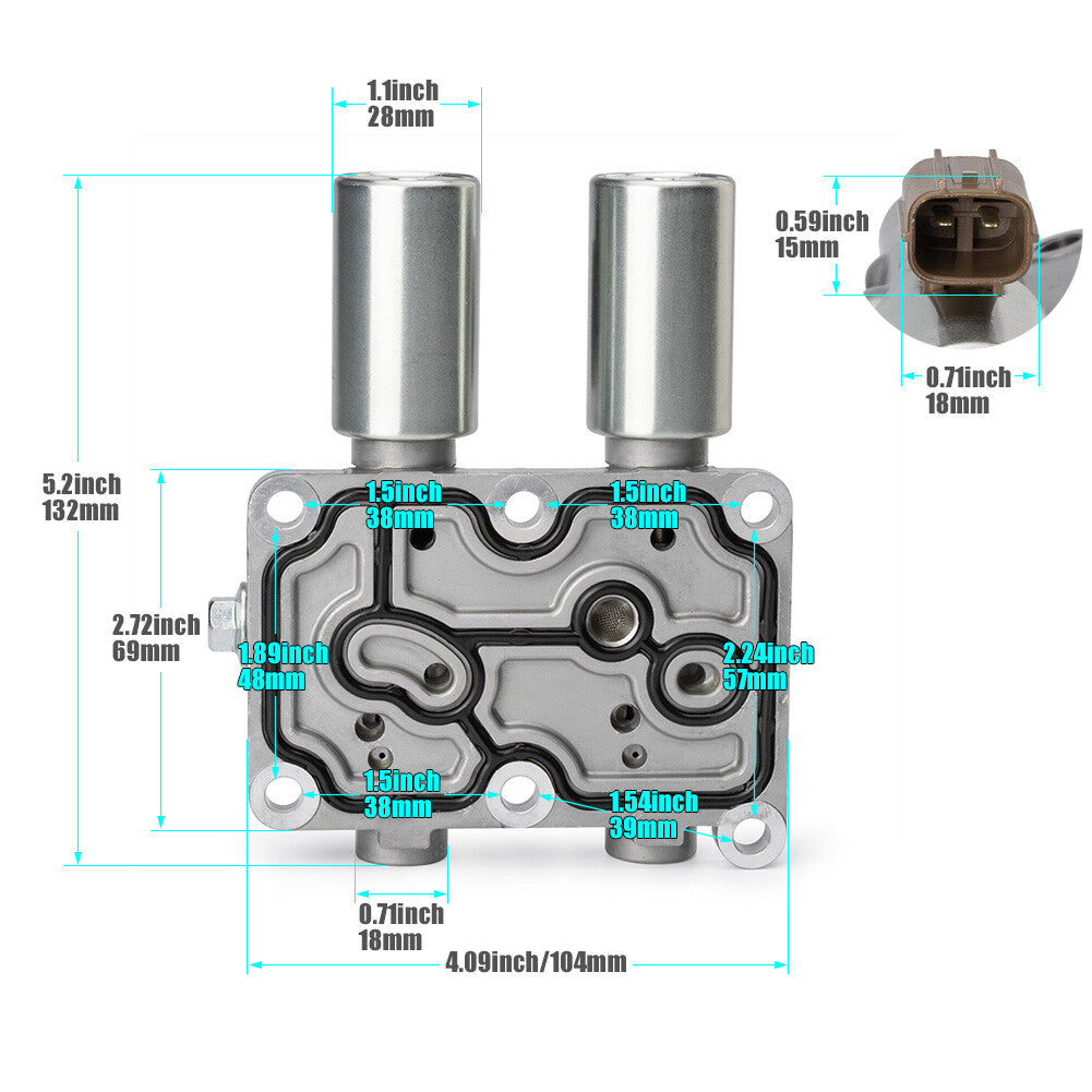 Transmission Dual Linear Solenoid 28250-PLX-305 for Honda for Civic 1.7L 2001-2005