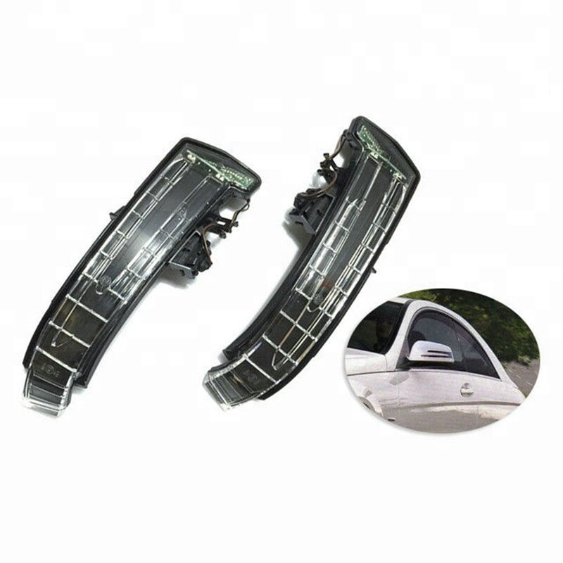 LED turn signal side mirror covers suitable for Mercedes-Benz W204, W212, W221, E350, GLK350