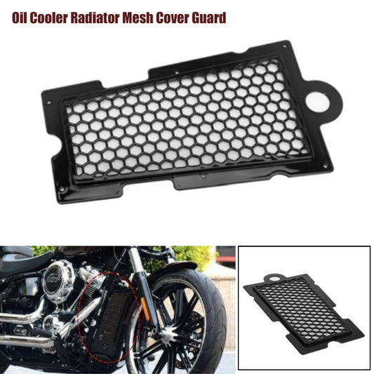 Radiator Grille Oil Cooler Guard Cover for Harley Softail Fat Boy Sport Glide18+
