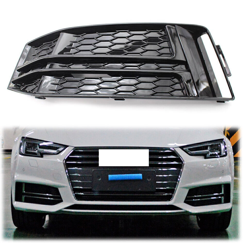 Car Front Bumper Lower Grille Grill Left Side Fit for AUDI S4 A4 B9 2017 2018