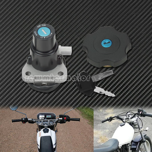 Fuel Gas Cap Ignition Switch Keys Fit for Yamaha XT600 TW200 DT200 DT200R XT225