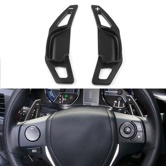 2x Steering Wheel Shift Paddle Shifter Trim Cover Fit for Toyota for Corolla RAV4 Zelas