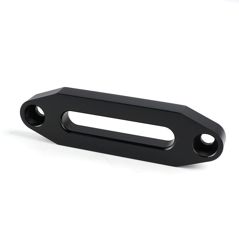 Hawse Fairlead for Synthetic Winch Rope Cable Lead Guide ATV Black Aluminum