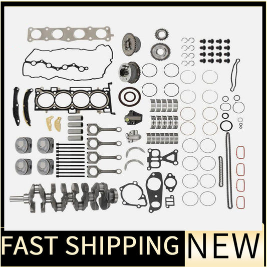 Fit for Hyundai for Kia 2.4L G4KJ Engine Rebuild Overhaul Kit - Crankshaft/Con Rods