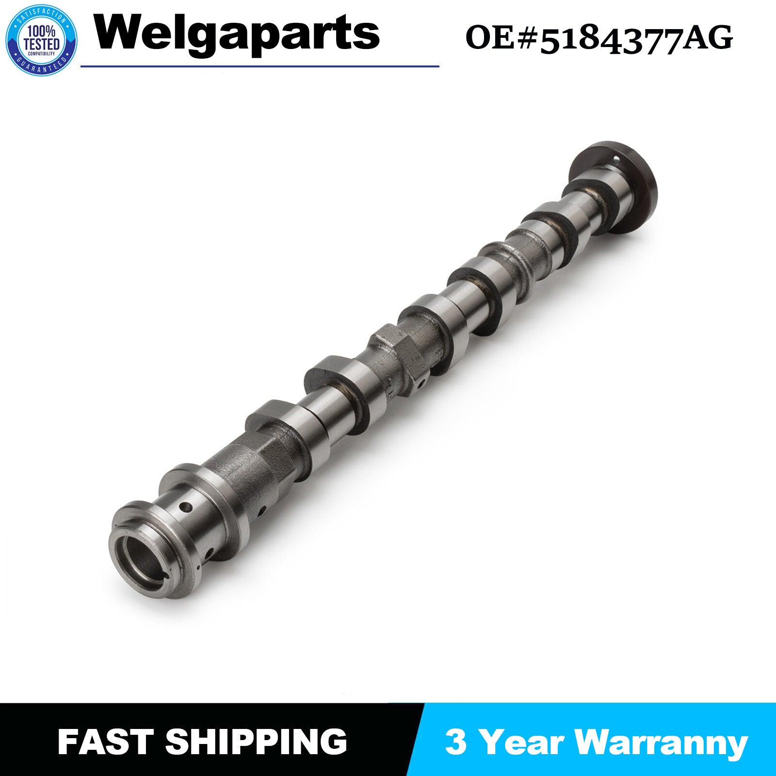 5184377AE Left Side Exhaust Camshaft for CHRYSLER for DODGE for CHALLENGER for JEEP for RAM New