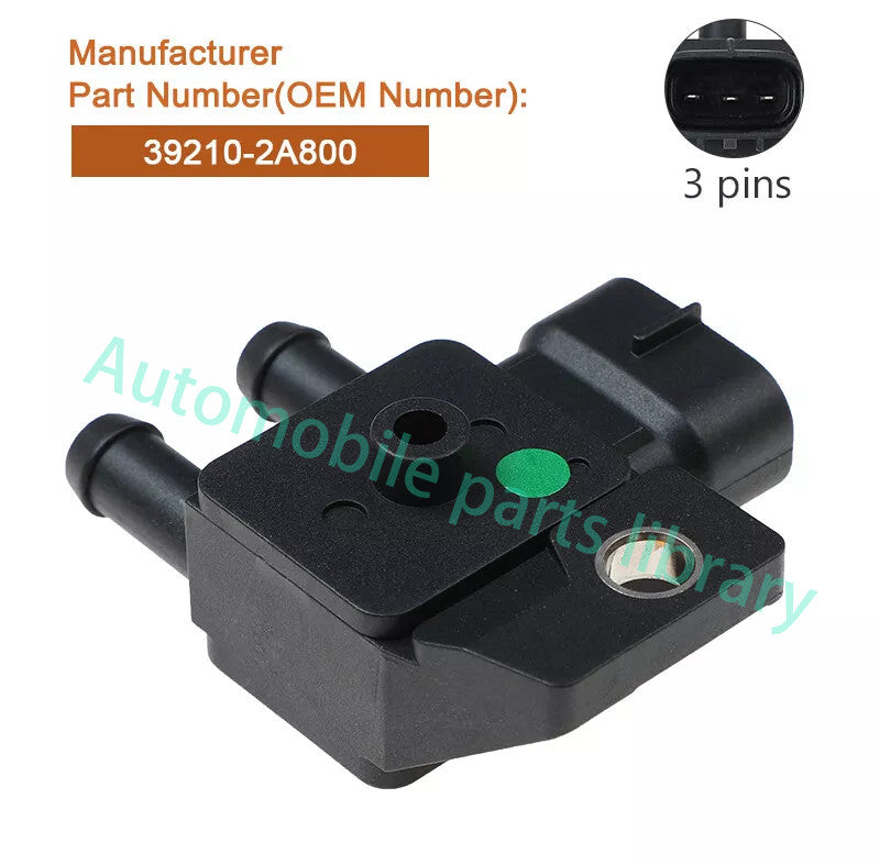 39210-2A800 is suitable for HYUNDAI , for Kia , for NISSAN , for Mitsubishi , and for MAZDA DPF EXHAUST pressure sensors.