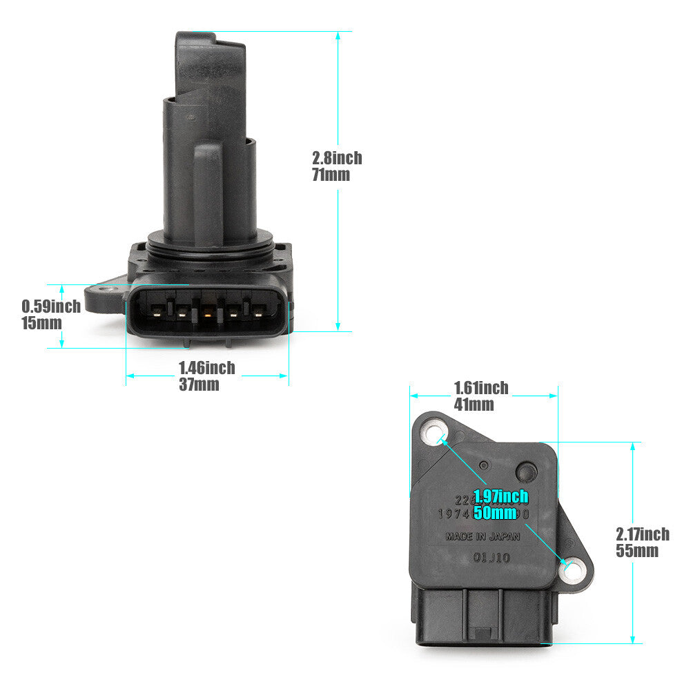 MAF Mass Flow Sensor Instrument 22680-AA310 for JAGUAR VANDEN PLAS XJ8 for MAZDA for SAAB