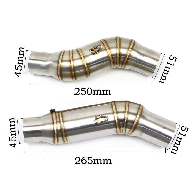 for Kawasaki Z1000 1000 Exhaust System Mid Link Pipe Slip On Motorcycle