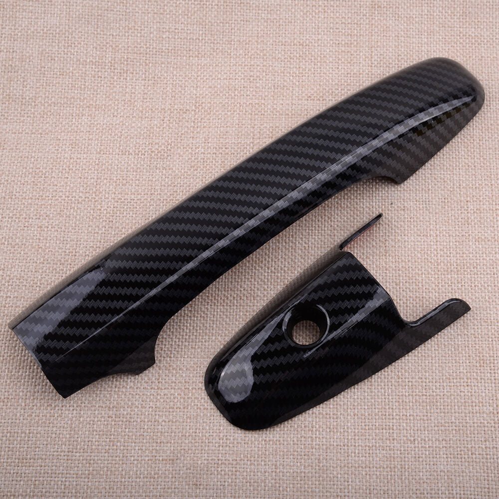 Carbon Fiber Exterior Door Handle Cover Trims for Honda for Civic Coupe 2 Door 06-11