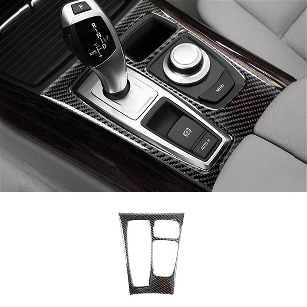 Carbon fiber gearshift frame cover for BMW X5 E70 X6 E71 2008-10 type A