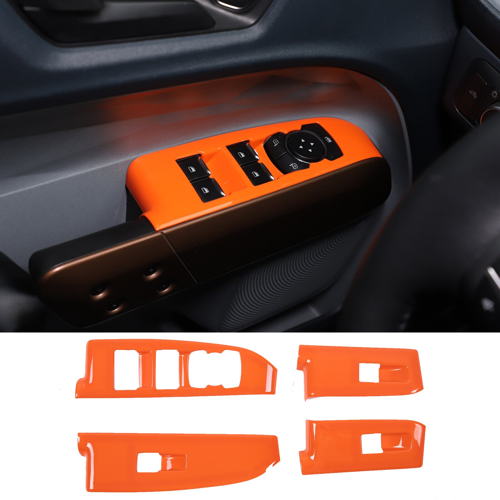 Carbon fiber ABS A-pillar triangular side cover suitable for Jaguar for F-type 2013-2023.