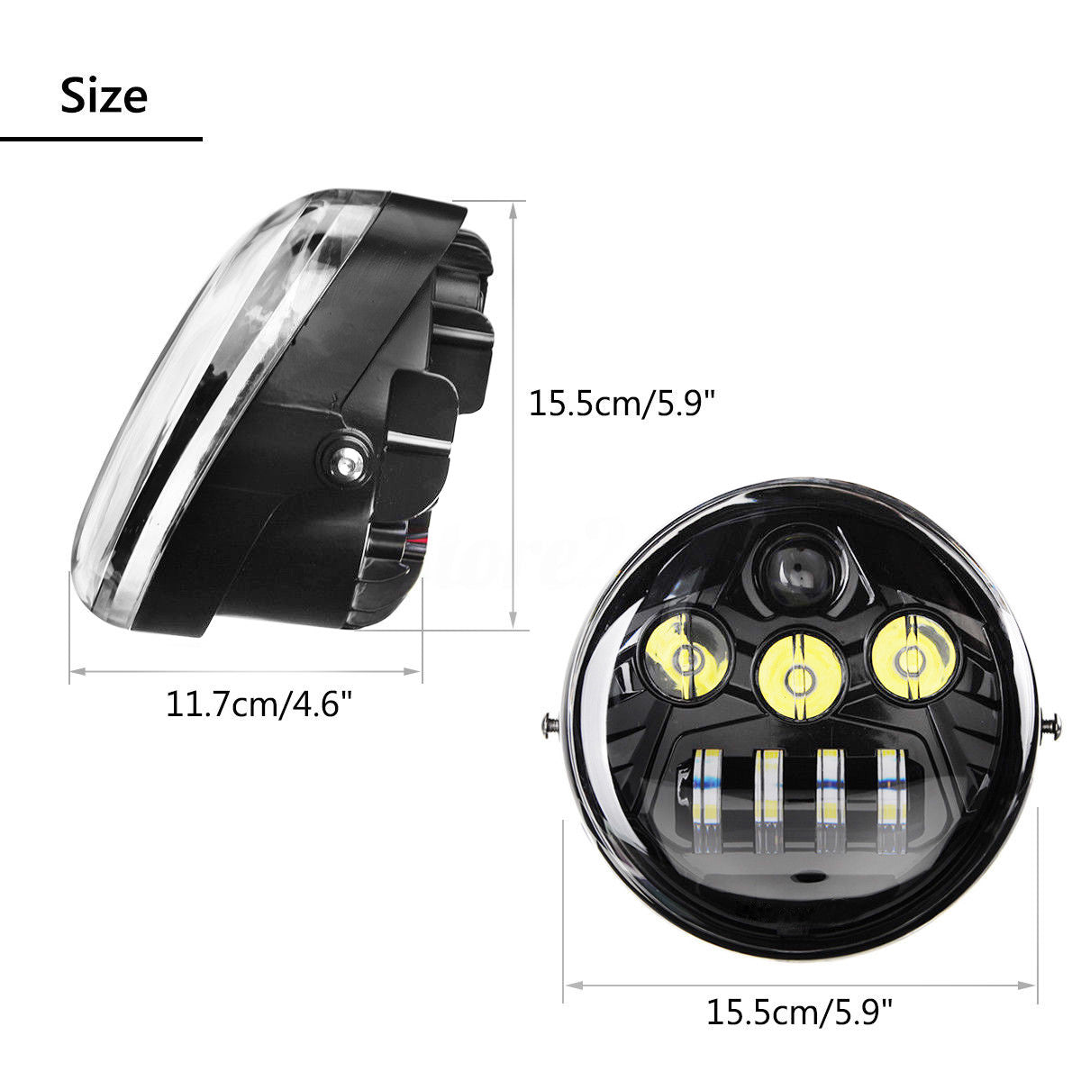 LED amber turn signal high/low headlights for Harley-Davidson VRSC Vrod V-ROD 02-17