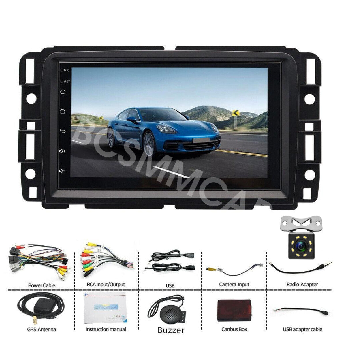 Fit for GMC Acadia 2013-2017 Car Stereo Radio GPS WIFI Touch Screen BT Camera
