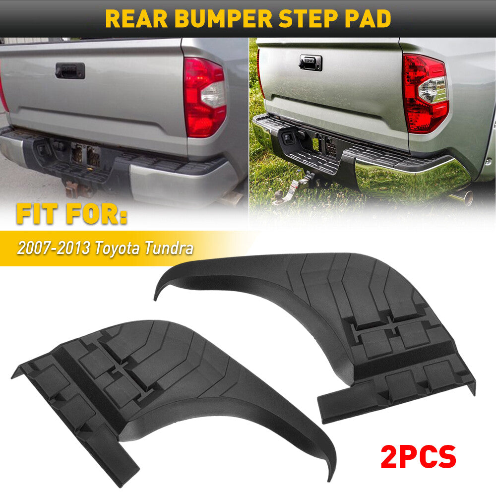 The exterior rear bumper step is suitable for 2007-2013 for Toyota Tundra models, left and right, 2 pieces B-.