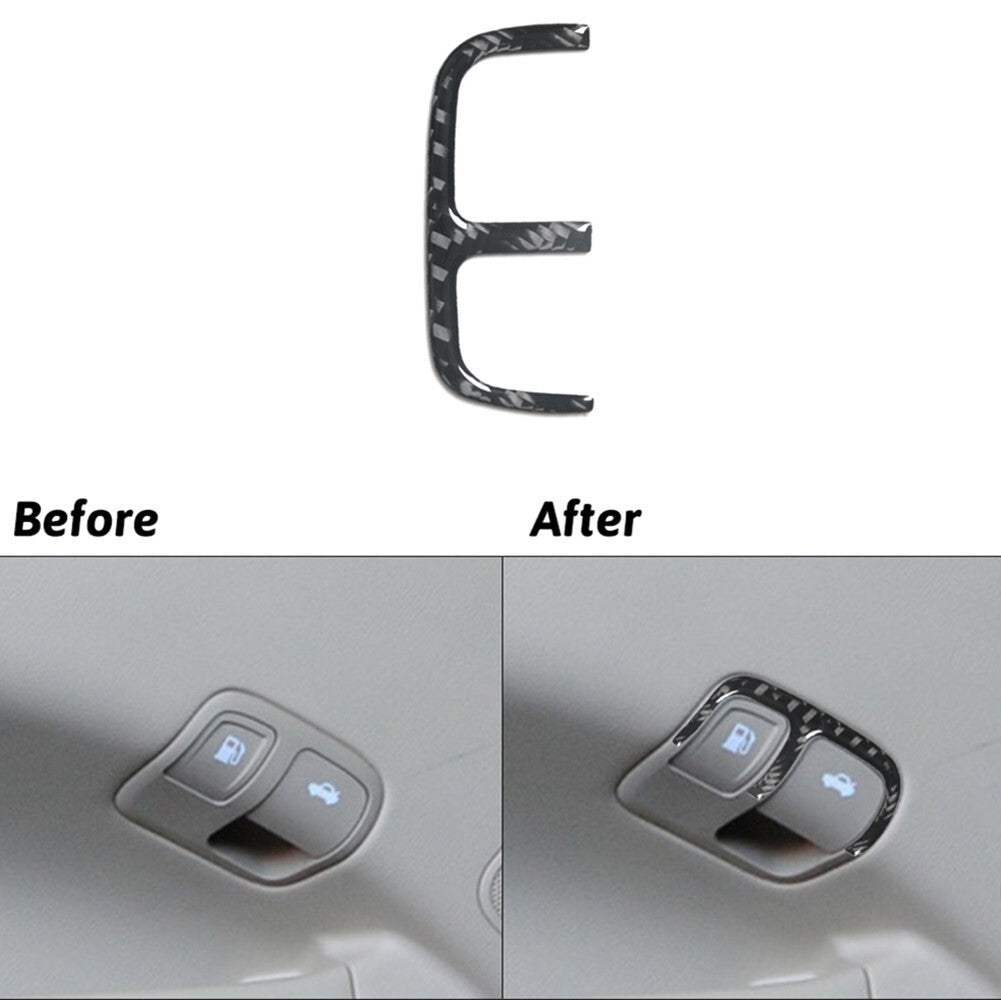1PC Carbon Fiber Driver Side Door Button Cover Trim for Hyundai Azera 2006-2011