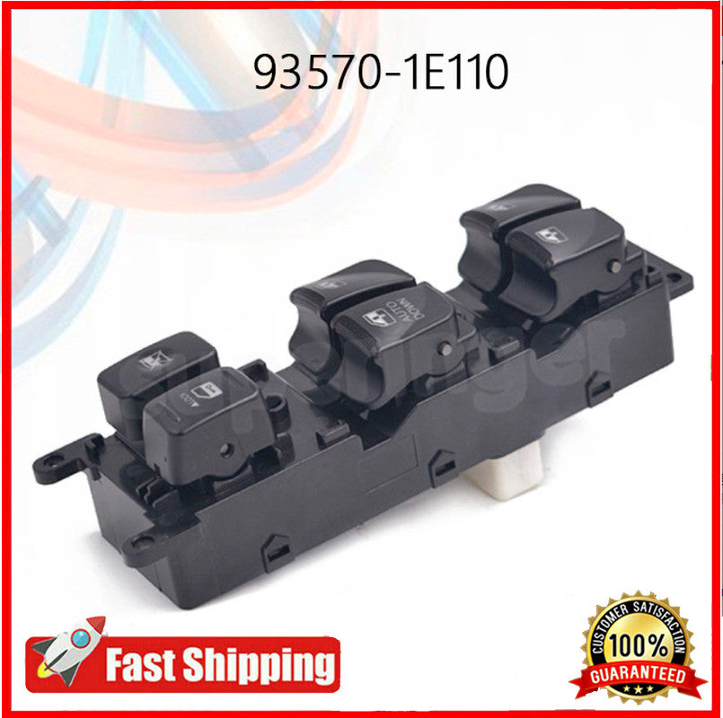 Power Window Main Switch Button LHD Suitable for HYUNDAI Accent 2007 - 2010 93570-1E110