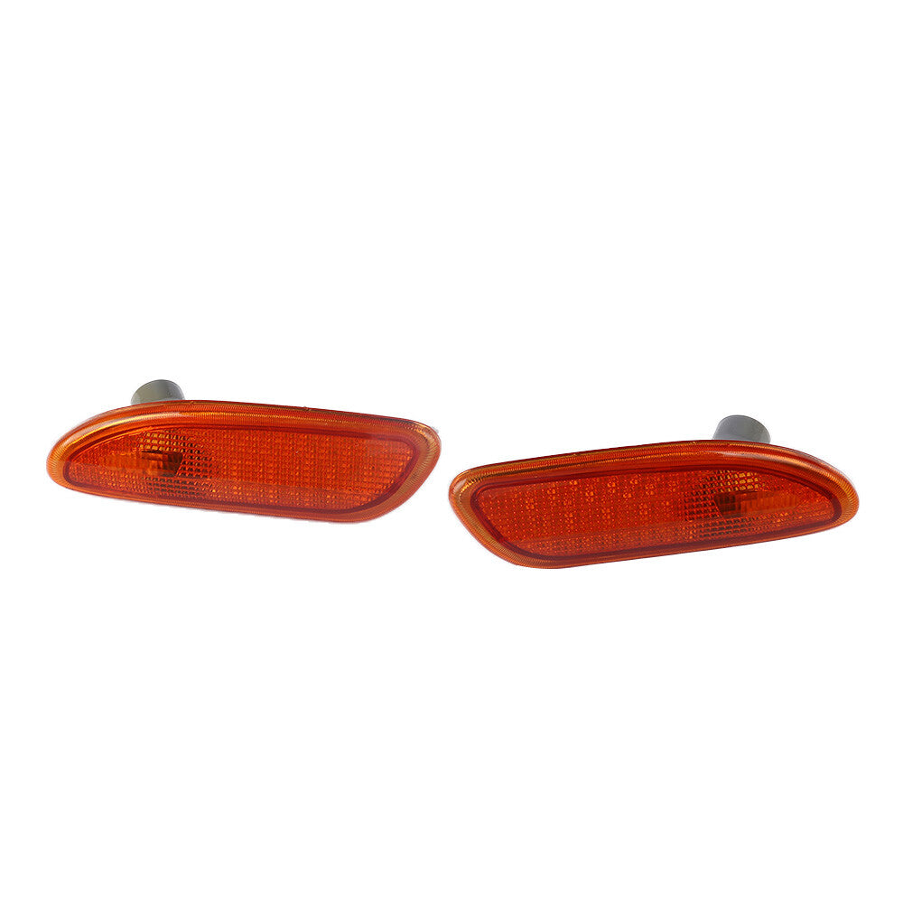 2Pcs For 2001-2007 C-Class W203 Left+Right Marker In Bumper Turn Signal Light