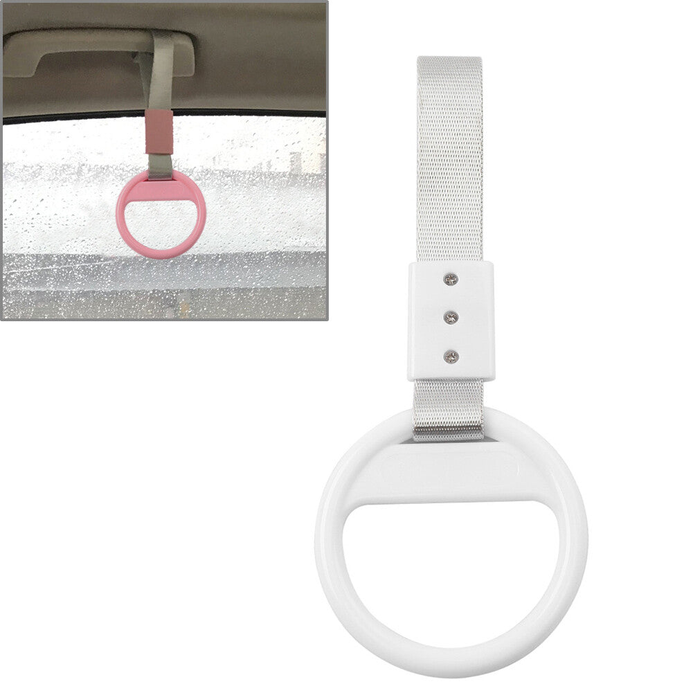 JDM Train Bus Handle Hand Strap Car Interior Styling Drift Charm Straps White