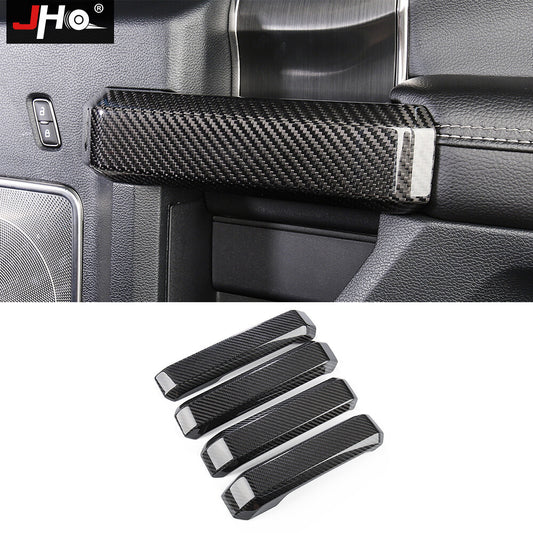 Real Carbon Fiber Interior Inside Door Handle Cover for Ford F150 /LTD