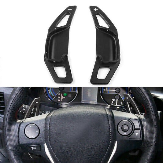 Shifters Gear Steering Wheel Extension Paddle Fit for Toyota for Corolla for Camry Black