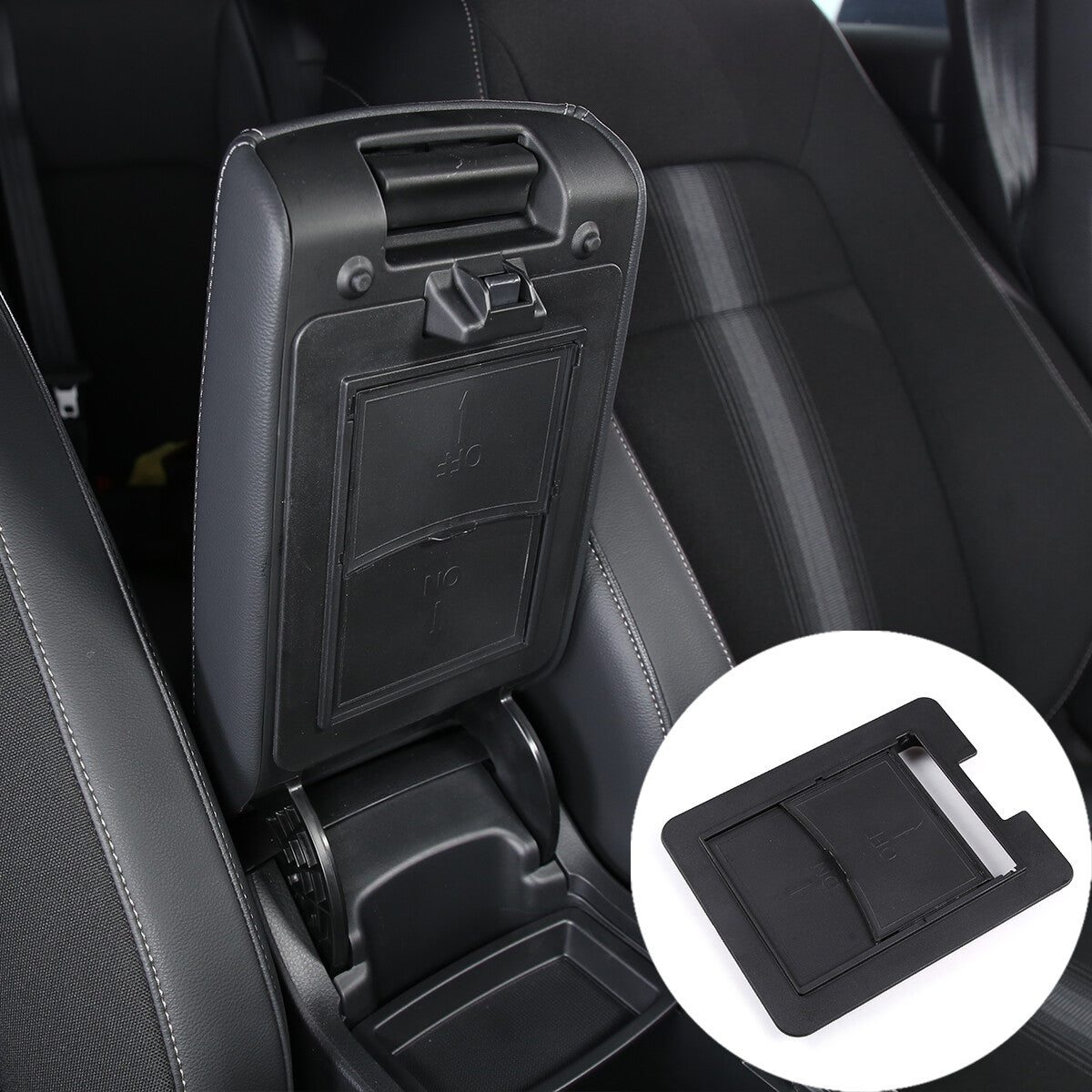 Carbon fiber internal shift gear head decorative cover for Mazda 3 2020 - 2022