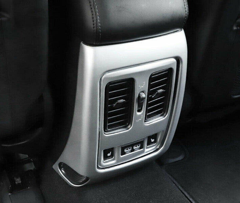 for Jeep Grand Cherokee 2011-2021 Silver Rear Air Outlet Vent Panel Cover Trim