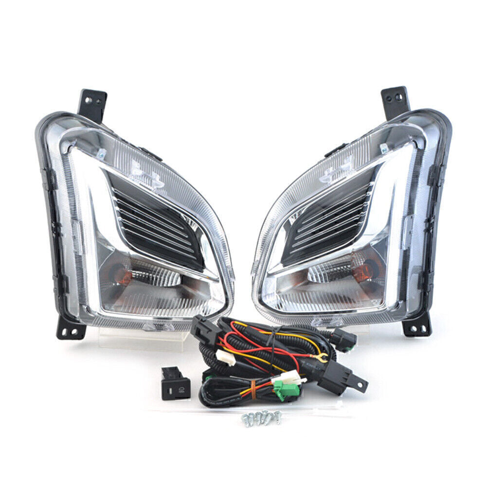 2X Fog Lamp Replacement Bumper Signal Light For 2018-2020 2019 for Chevy Equinox