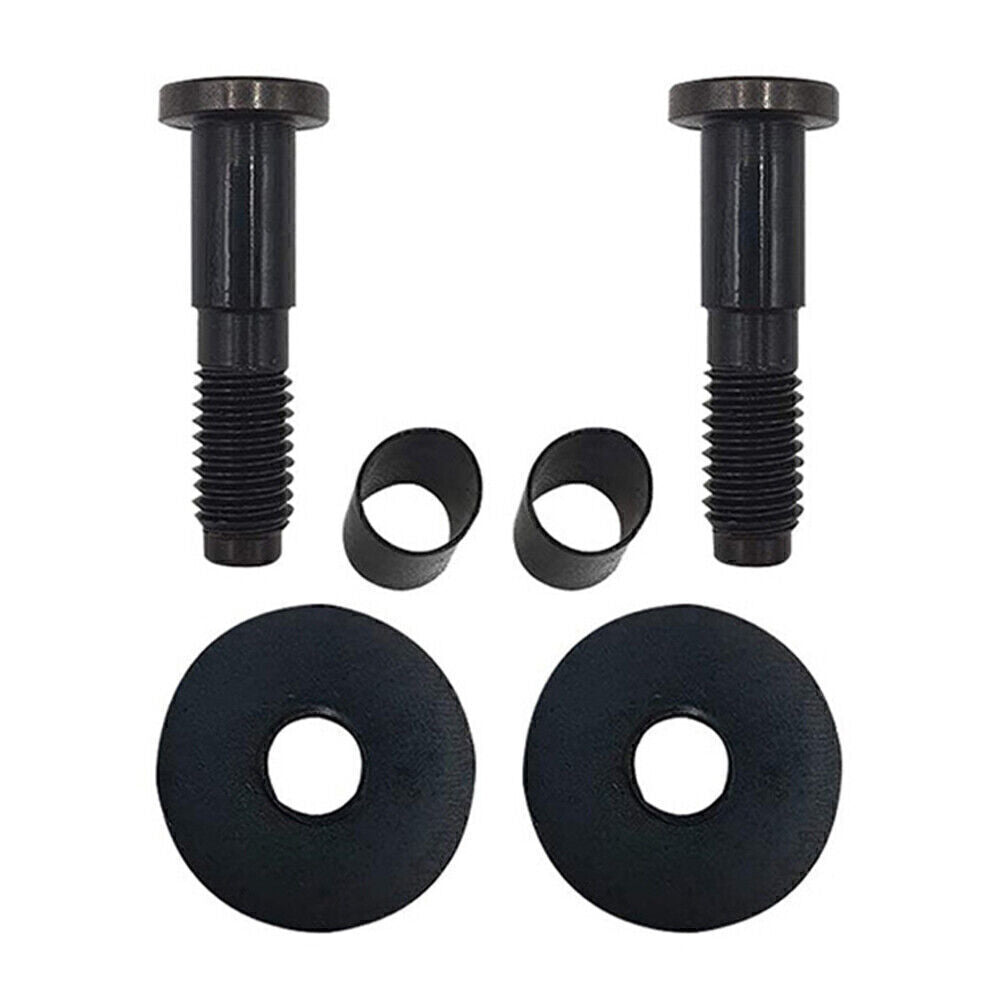 Pair Tailgate Door Latch Striker Bolt Set for Chevy for GMC for Cadillac for Hummer Black