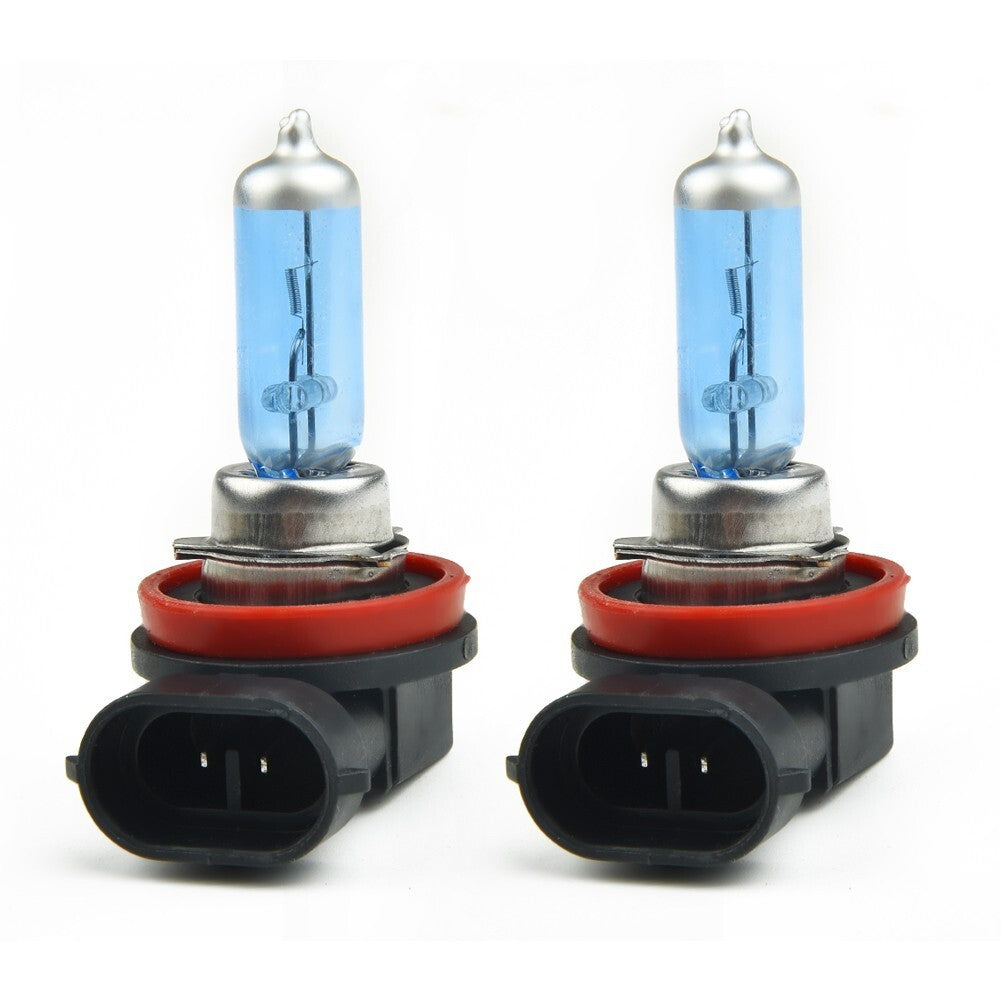 Car Auto H11 White Fog Quartz Halogen Bulb Head Light Lamp 6000K 55W 12V Parts