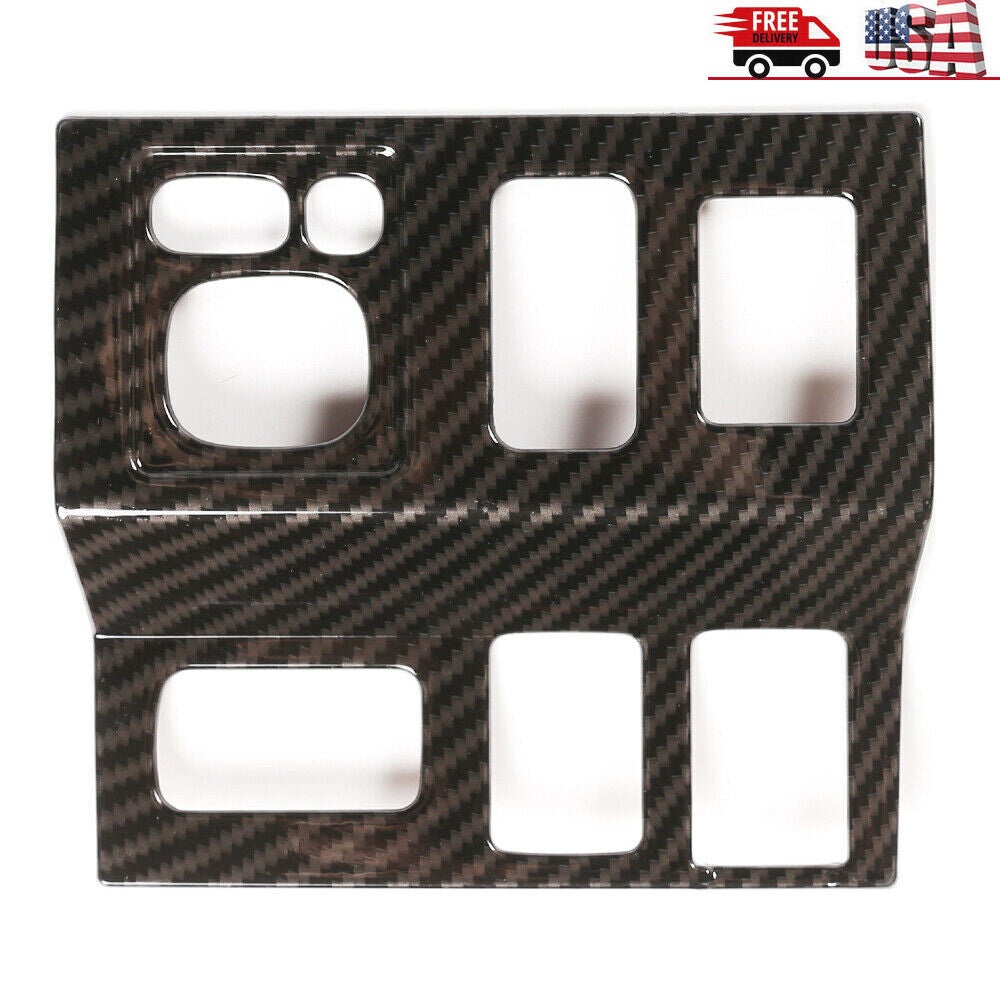 Carbon fiber central control navigation panel trim for Land Rover Discovery Sport 15+
