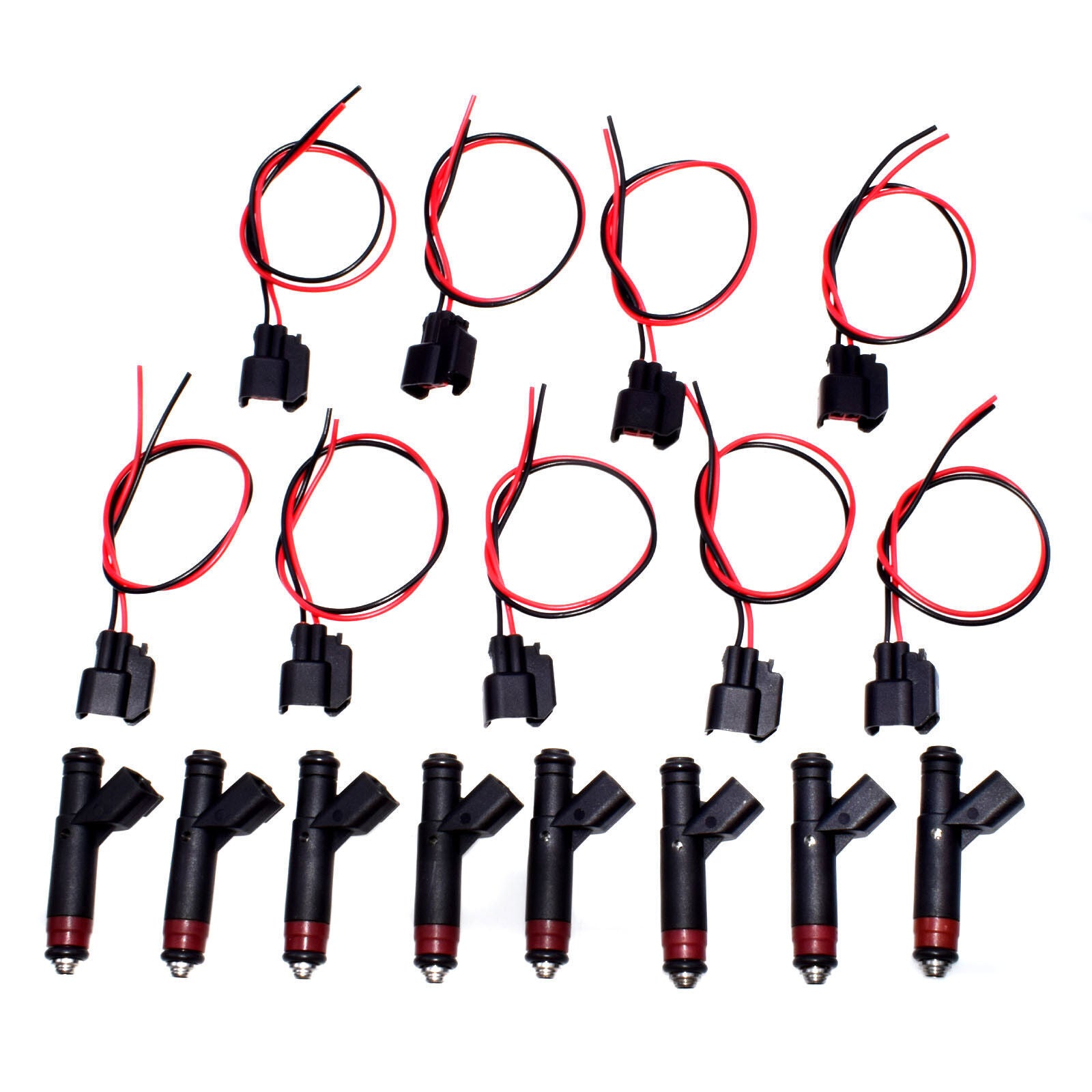 for Jeep Grand Cherokee 8x Fuel injector 9x Pigtail Wire Connector 53032145AA