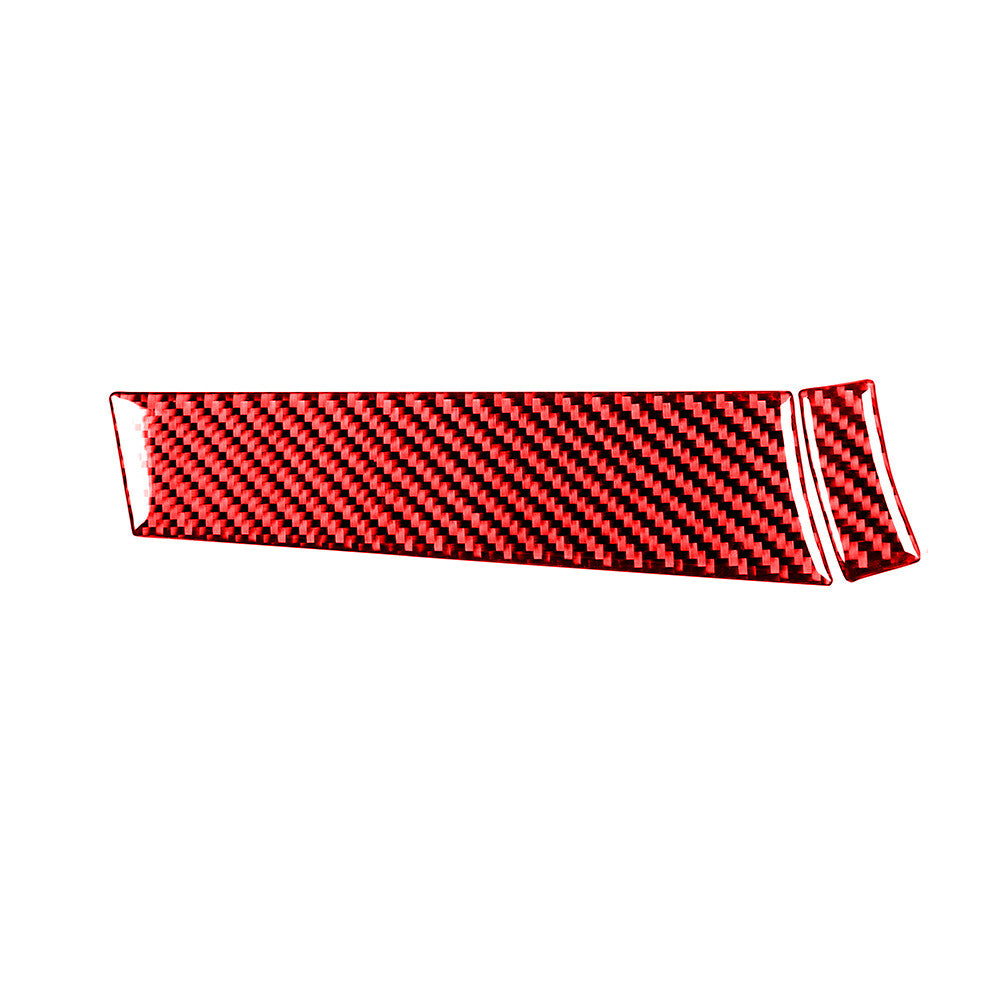 Red carbon fiber dashboard panel cover trim suits the for Mitsubishi Lancer 2008 - 15