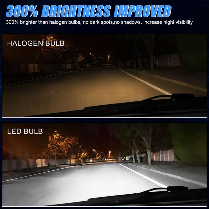 6000K LED Headlights Hi/Lo Beam Light Bulb combo Kit for Nissan Altima 2007-2018