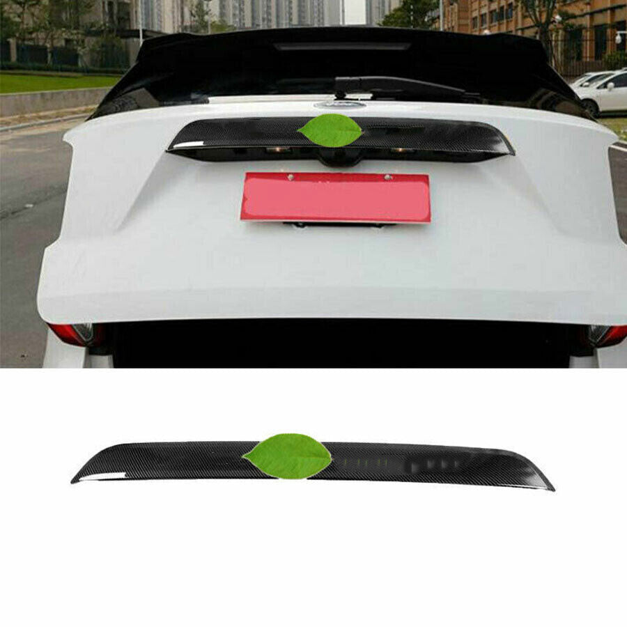 for Ford Explorer 2020-2023 Carbon Fiber Rear Door Trunk Lid Tailgate Strip Trim