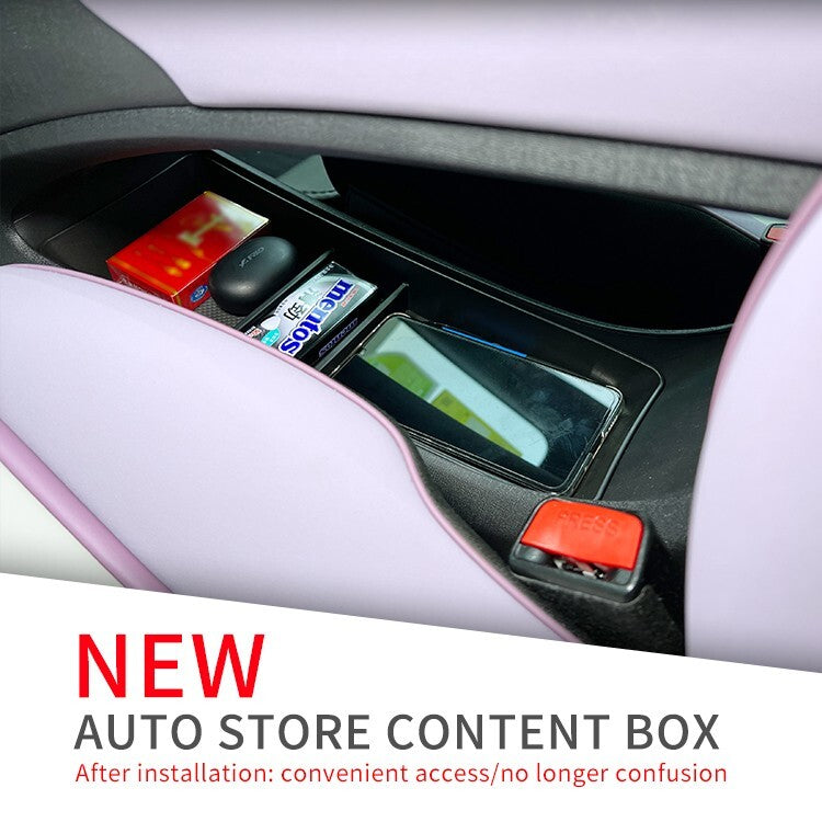 for BYD Dolphin Center Console Tray Central Lower Layer Storage Box Organizer