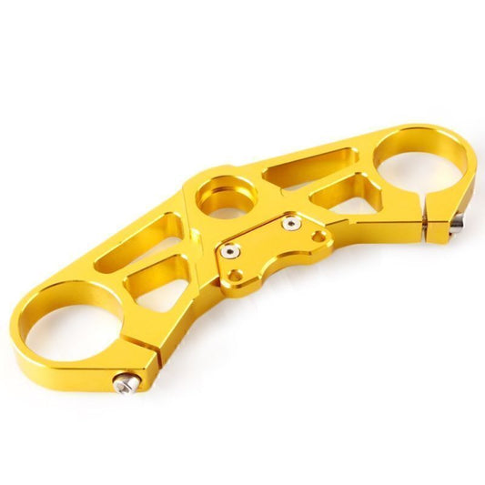 Gold Front Triple Tree End Upper Top Clamp Fit for Suzuki GSXR 1000 2005 2006