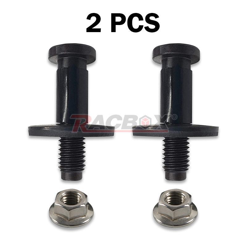 Pair Black Tailgate Door Latch Striker Bolt Set for Chevy for GMC for Cadillac for Hummer