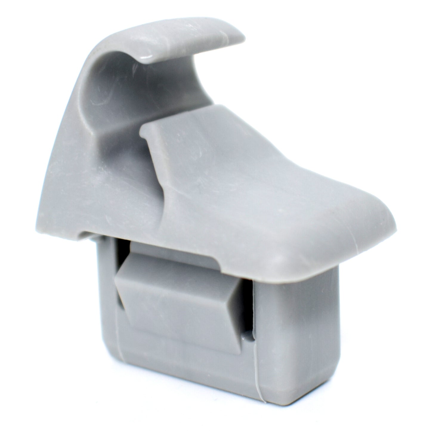 2pcs Sun Visor Clip Holder Hook Gray for Mitsubishi Lancer Outlander ASX Hanger