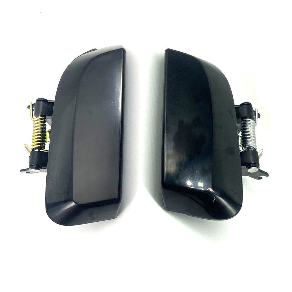 2pcs For 2004-2015 Armada Driver Passenger Side Rear Outside Door Handle Black
