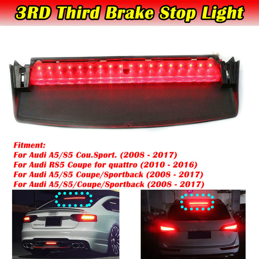 Applicable to for Audi A5 S5 09-16 Third Rear Advanced Brake Stop Light 8T0945097B