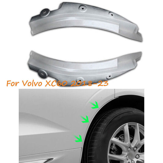 for Volvo XC60 2018-2023 Bright White Mud Flaps Splash Guards Fender Mudguard 2x