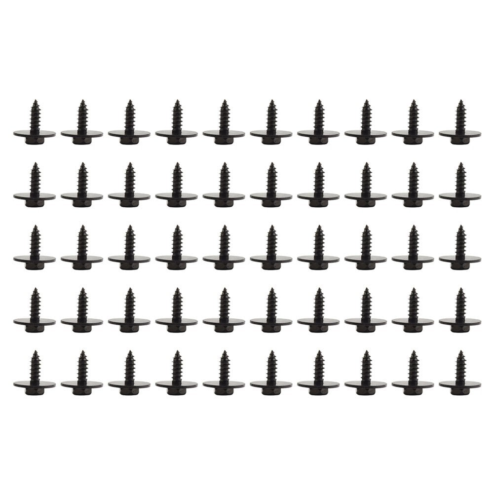 50pcs Screw Bolt Retainer Fender Liner Under Cover Screw For 07147129160