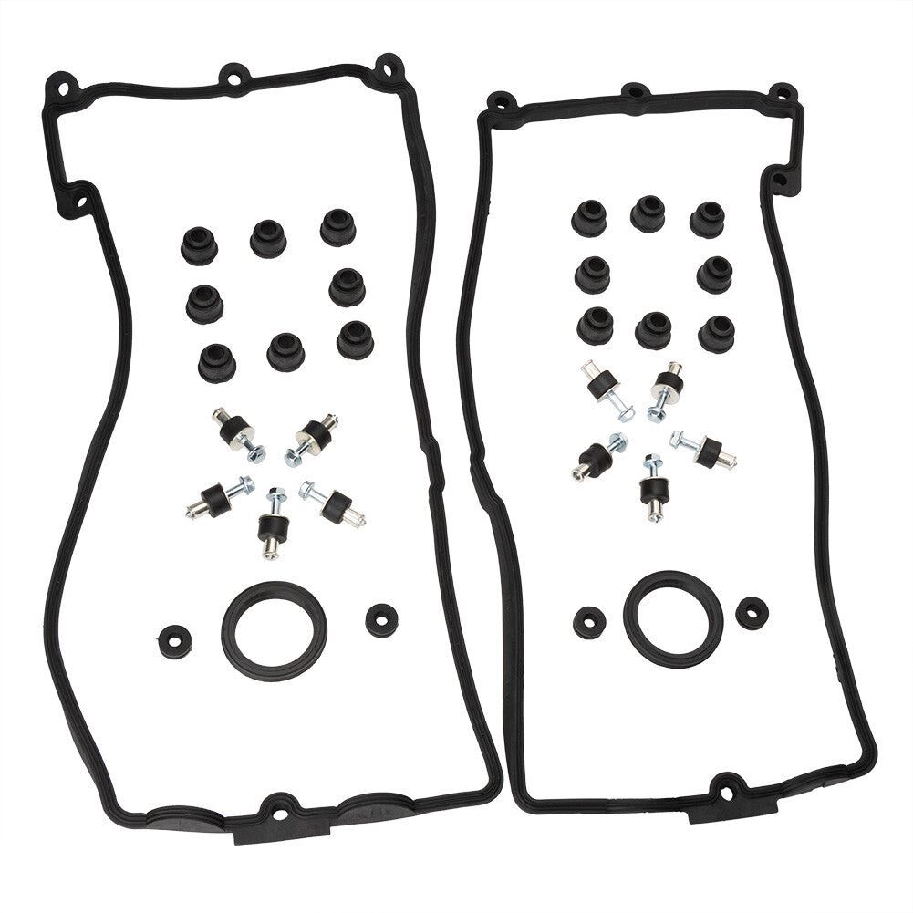 2X Fit for BMW 545i 550i 645ci 745i X5 4.4L 4.8L Valve Cover Gaskets Set LeftRight