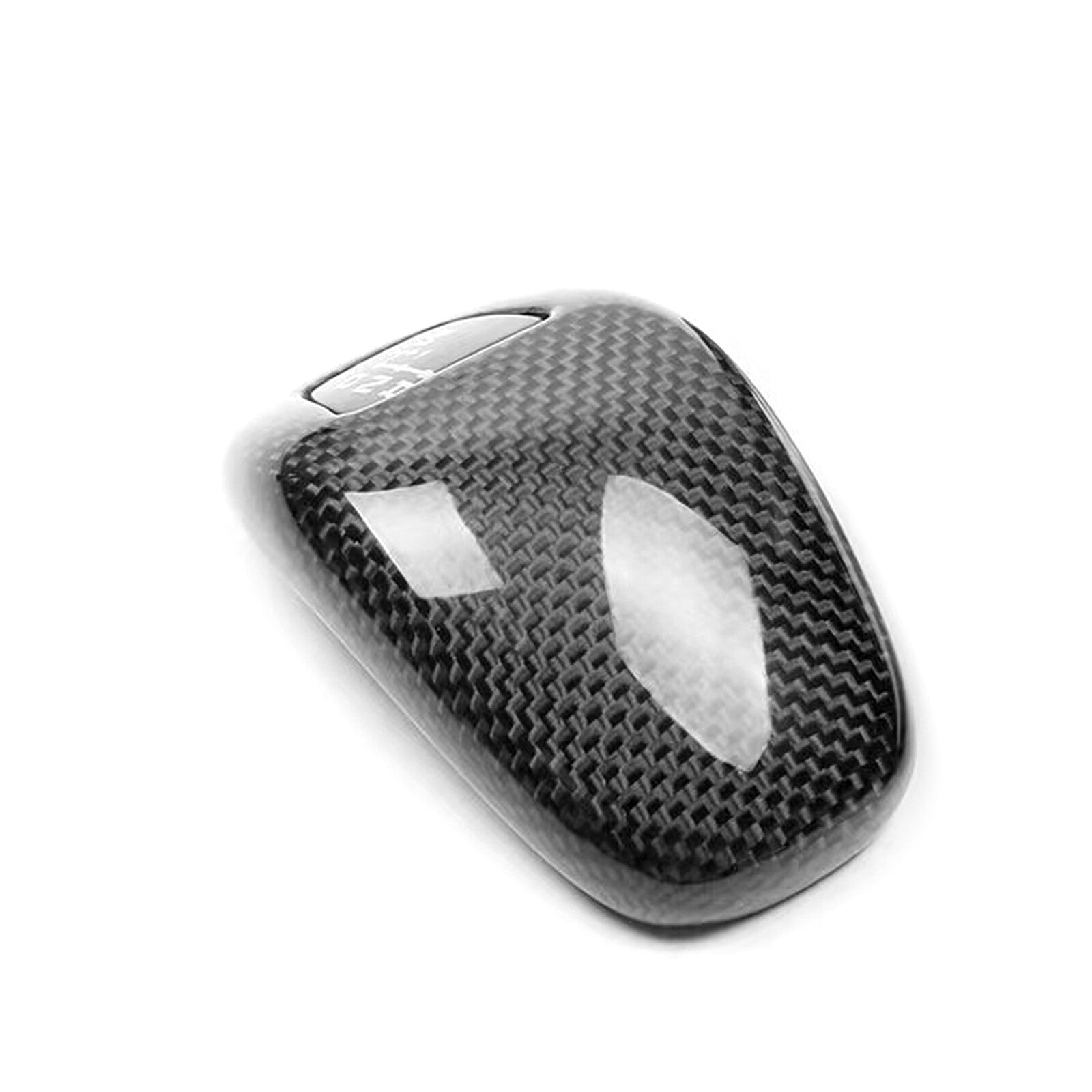 for Porsche for Panamera 971 2018-2023 Carbon Fiber Gear Shift Knob Cover Trim Black