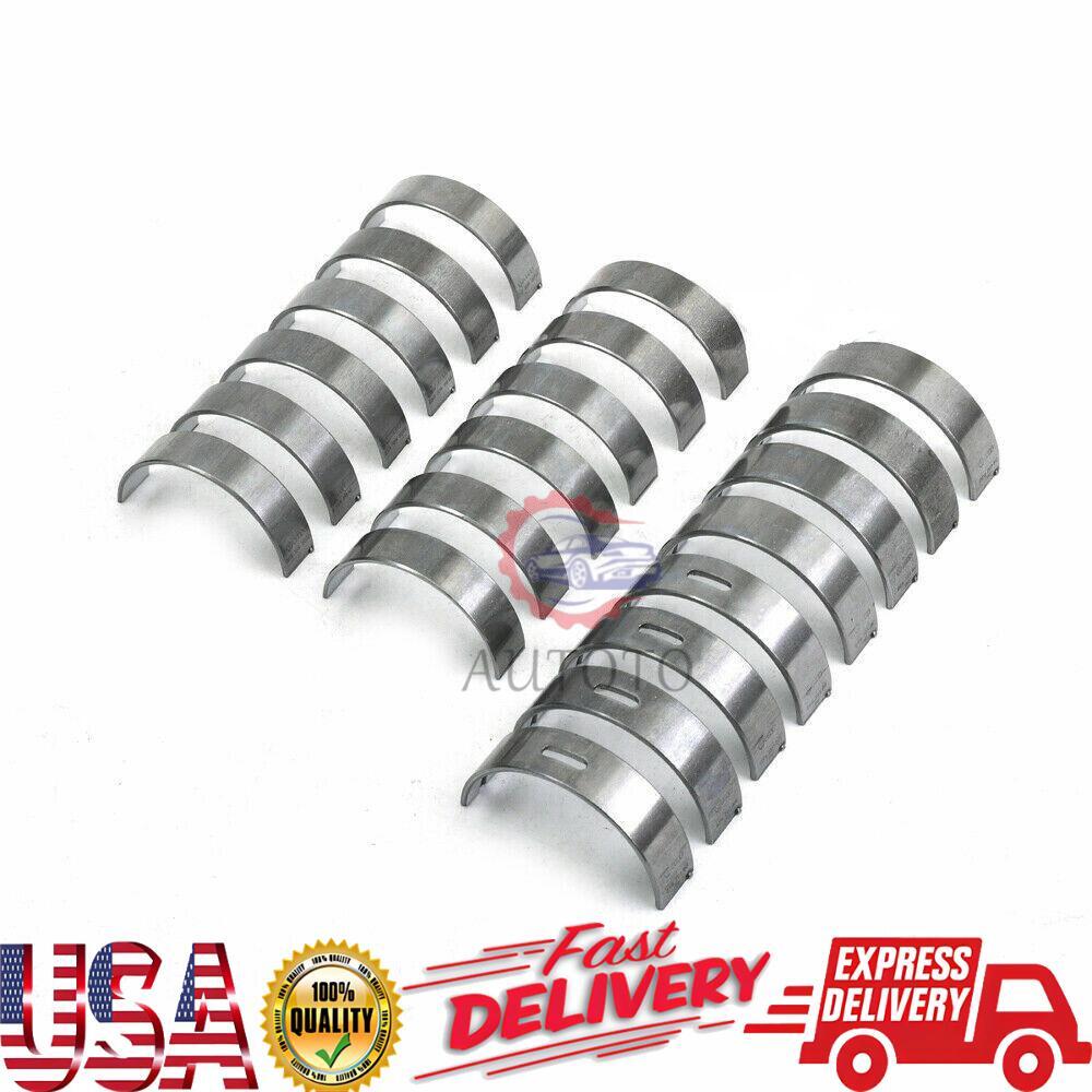 Crankshaft Main  Con Rod Bearings Set Fits for VW for Porsche for Audi A6 Q5 Q7 3.0L 05-19
