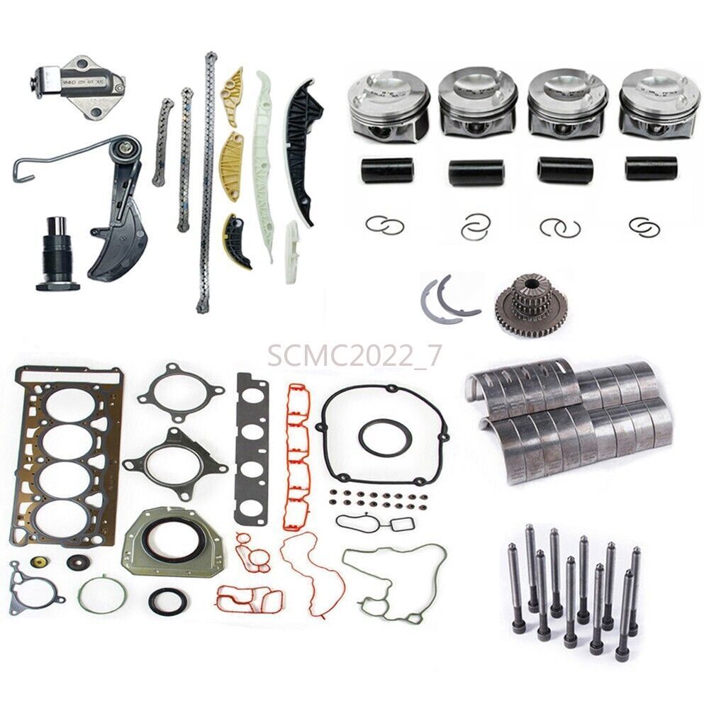 Engine Overhaul Rebuild Kit Piston Set ¦µ23mm for VW CC for Tiguan for AUDI A3 CCTA CDNB